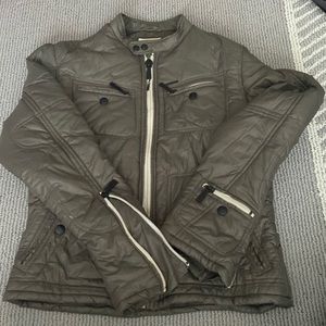 DIESEL mens puff jacket. Size medium. Grey color.